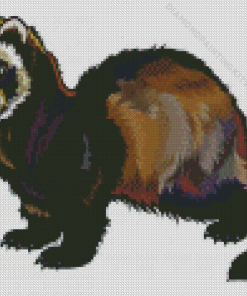 Furet Illustration Diamond Painting