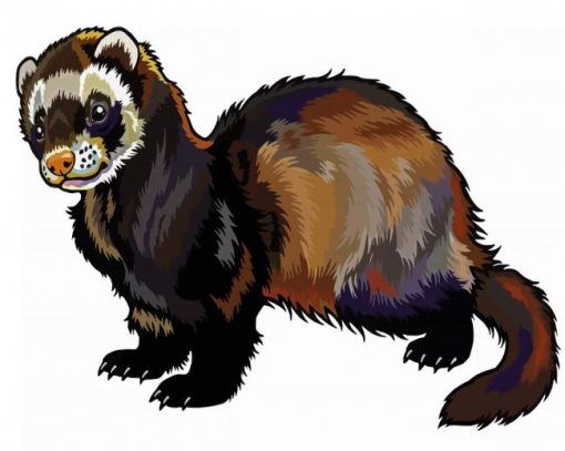 Furet Illustration Diamond Painting