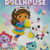 Gabby Dollhouse Poster Diamond Painting