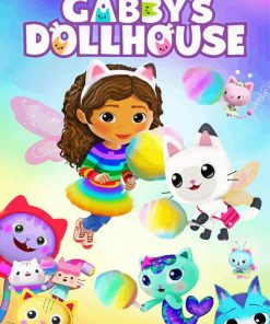 Gabby Dollhouse Poster Diamond Painting