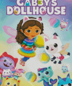 Gabby Dollhouse Poster Diamond Painting