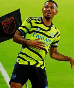 Gabriel Jesus Footballer Diamond Painting