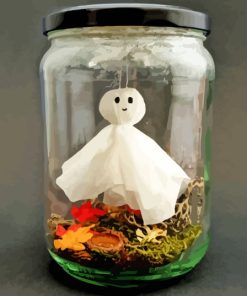 Ghost In A Jar Diamond Painting