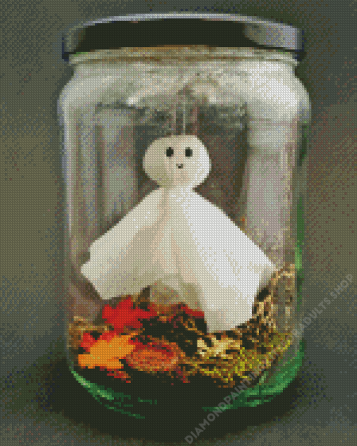 Ghost In A Jar Diamond Painting