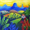 Glass House Mountains View Art Diamond Painting