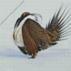 Greater Sage Grouse In Snow Diamond Painting