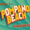 Greetings From Pompano Beach Poster Diamond Painting