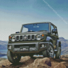 Grey Suzuki Jimny Diamond Painting