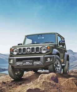 Grey Suzuki Jimny Diamond Painting