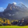 Grindelwald Mountain View Diamond Painting