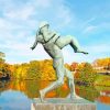 Gustav Vigeland Park Sculpture Diamond Painting