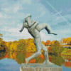 Gustav Vigeland Park Sculpture Diamond Painting