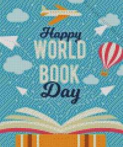 Happy World Book Day Diamond Painting