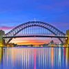 Harbour Bridge Lights Reflection Diamond Painting