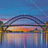 Harbour Bridge Lights Reflection Diamond Painting