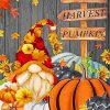 Harvest Fall Gnome Diamond Painting