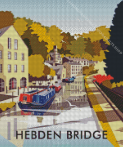 Hebden Bridge West Yorkshire Poster Diamond Painting