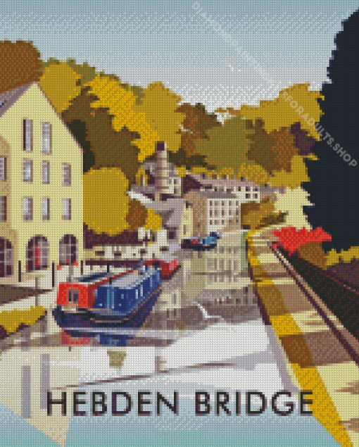 Hebden Bridge West Yorkshire Poster Diamond Painting