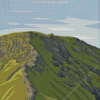 Helvellyn Striding Edge Poster Diamond Painting