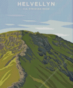 Helvellyn Striding Edge Poster Diamond Painting