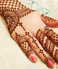 Henna Tattoo Diamond Painting