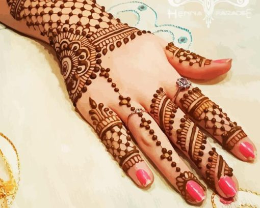 Henna Tattoo Diamond Painting