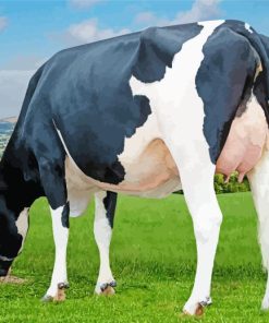 Holstein Friesian Cow Diamond Painting