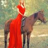 Horse Girl Photography Diamond Painting