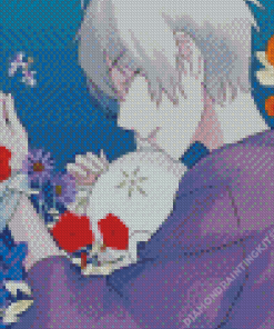 Hotarubi No Mori E Gin And Flowers Diamond Painting