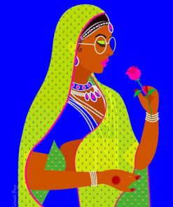 Indian Pop Art Diamond Painting