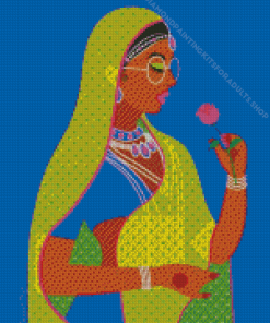 Indian Pop Art Diamond Painting