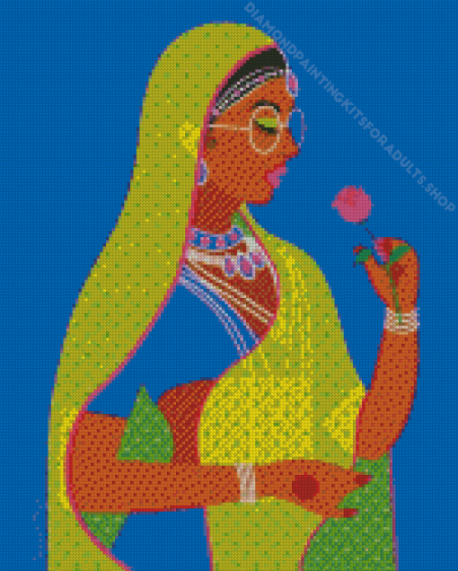 Indian Pop Art Diamond Painting