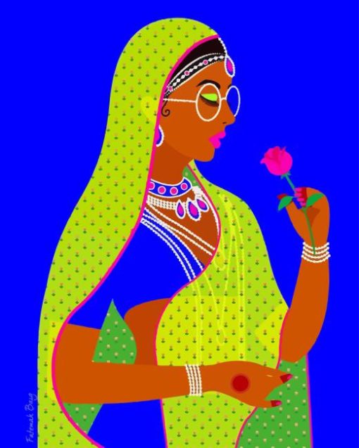 Indian Pop Art Diamond Painting