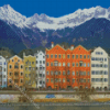 Innsbruck Buildings Diamond Painting