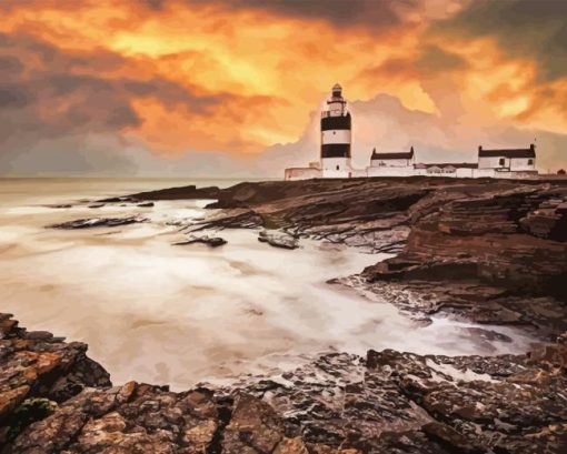 Ireland Hook Lighthouse Diamond Painting