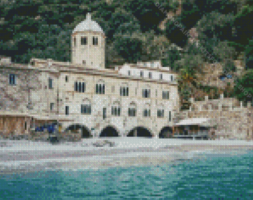 Italy Rapallo Beach Diamond Painting