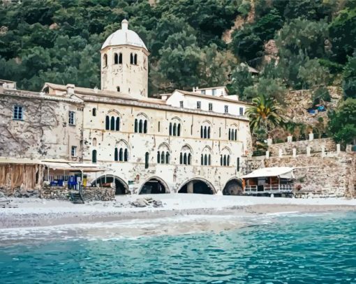 Italy Rapallo Beach Diamond Painting