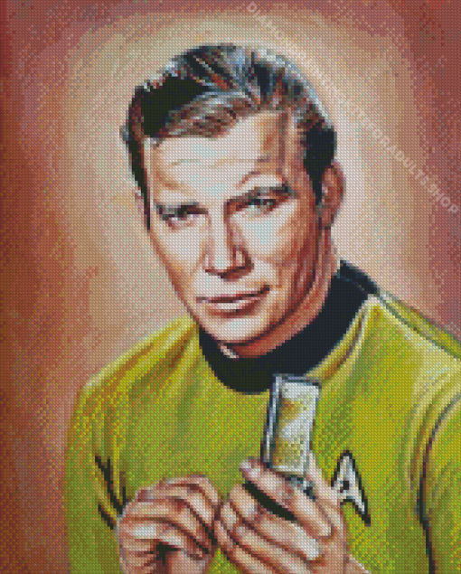 James T Kirk Art Diamond Painting