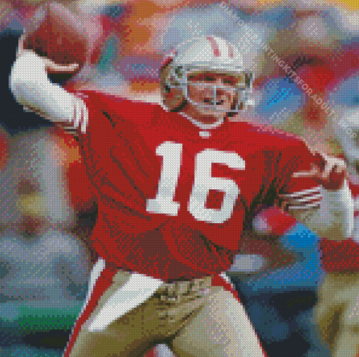 Joe Montana Diamond Painting