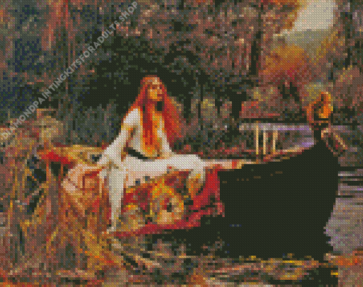 John William Waterhouse The Lady of Shalott Diamond Painting