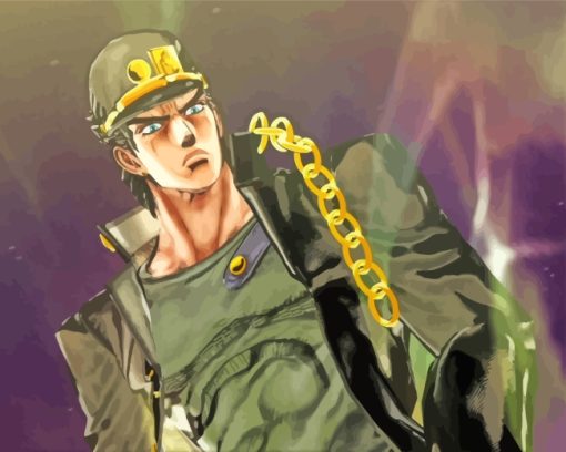 Jojo Adventure Jotaro Kujo Diamond Painting