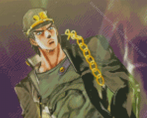 Jojo Adventure Jotaro Kujo Diamond Painting