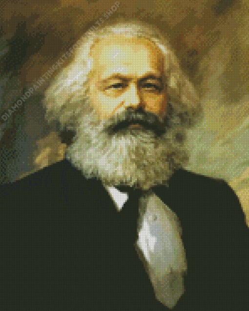 Karl Marx Portrait Art Diamond Painting