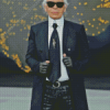 Karl Lagerfeld Fashion Designer Diamond Painting