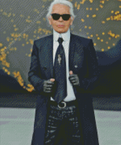 Karl Lagerfeld Fashion Designer Diamond Painting