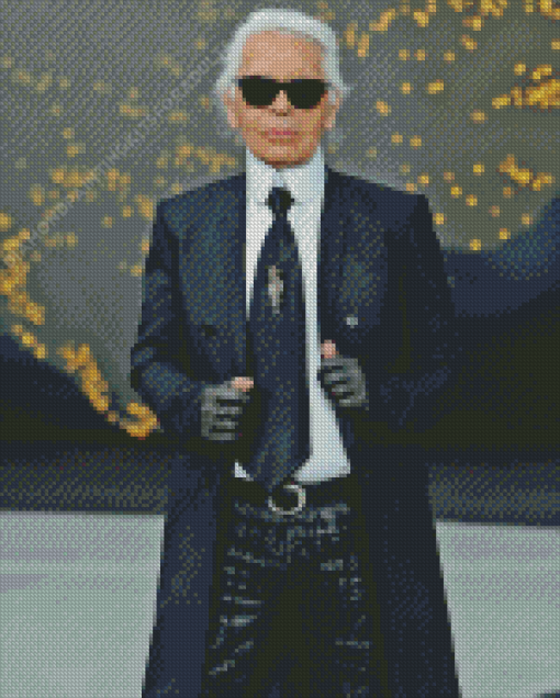 Karl Lagerfeld Fashion Designer Diamond Painting