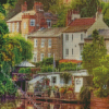 Knaresborough Town in England Diamond Painting