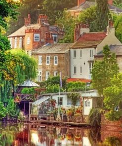 Knaresborough Town in England Diamond Painting