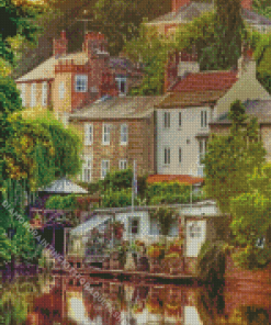 Knaresborough Town in England Diamond Painting