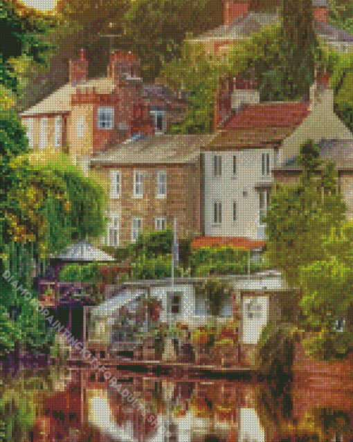 Knaresborough Town in England Diamond Painting